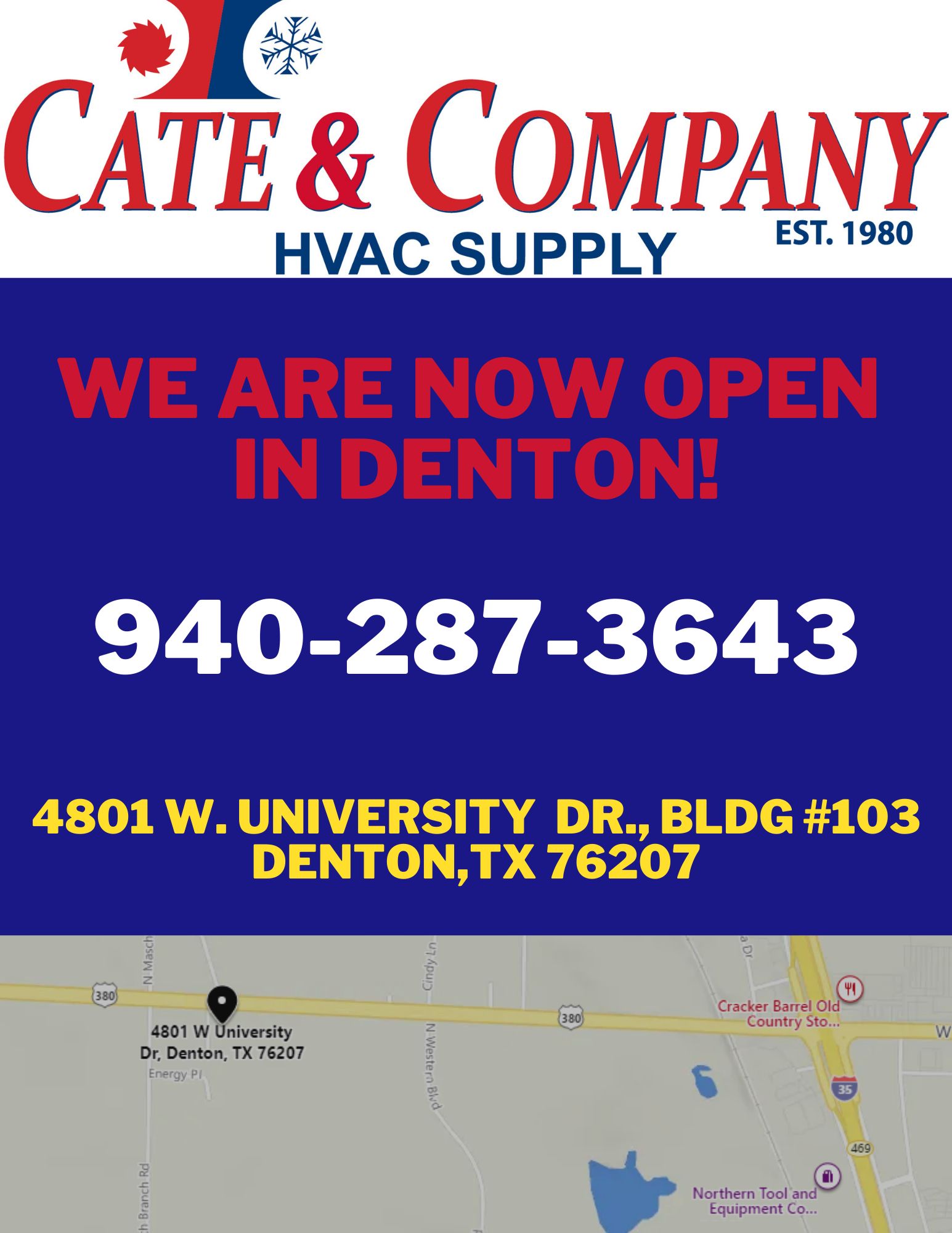 Denton new location